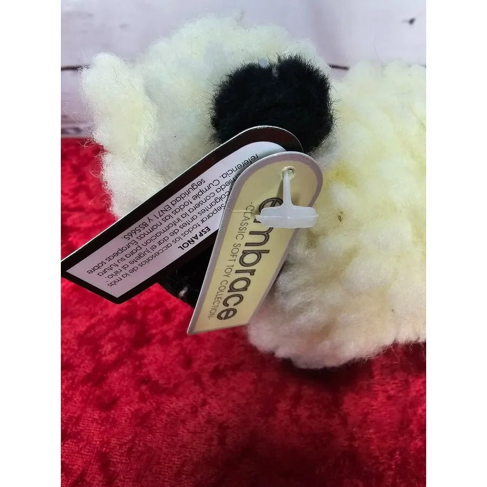 Embrace Classic Soft Toy Collection Wooly Sheep Beige Black‎ Ears